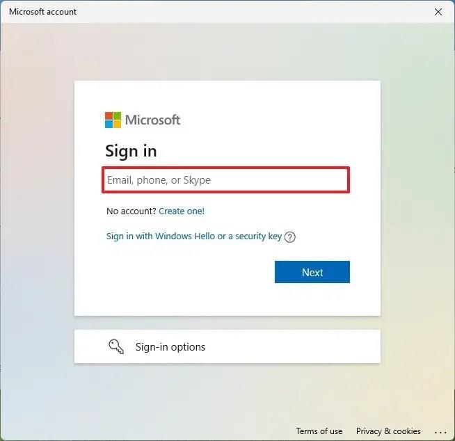 How to fix remote login problem with Microsoft account on Windows 11