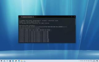 Windows 10 で wbAdmin コマンドを使用して完全バックアップを作成する方法