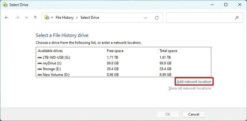 How to use File History backup on Windows 11