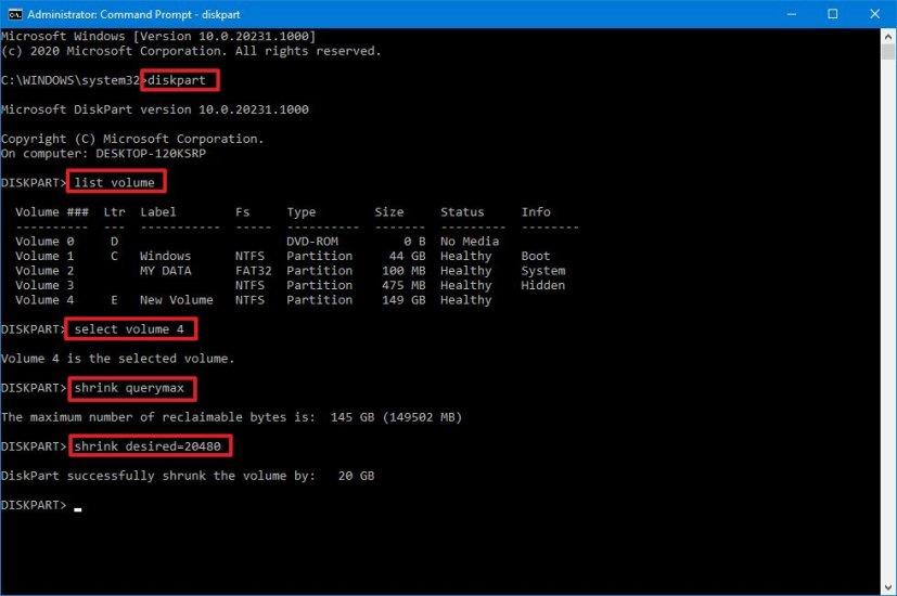 How to resize drive partition on Windows 10