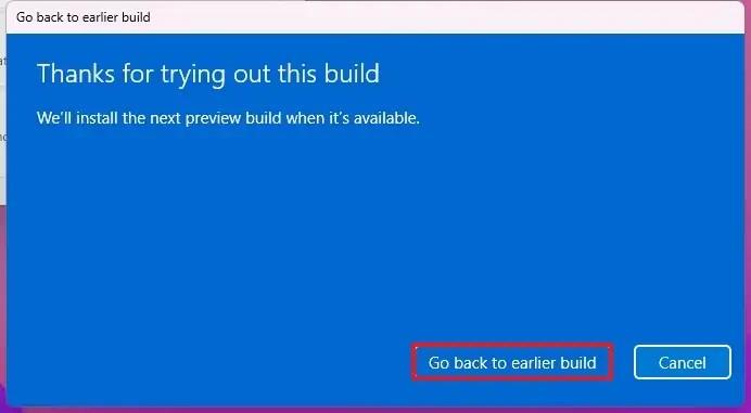 How to uninstall Windows 11 22H2