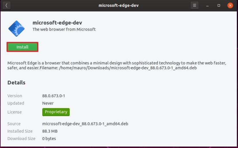 How to install Microsoft Edge on Linux