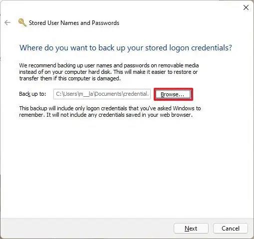 How to use Credential Manager on Windows 11