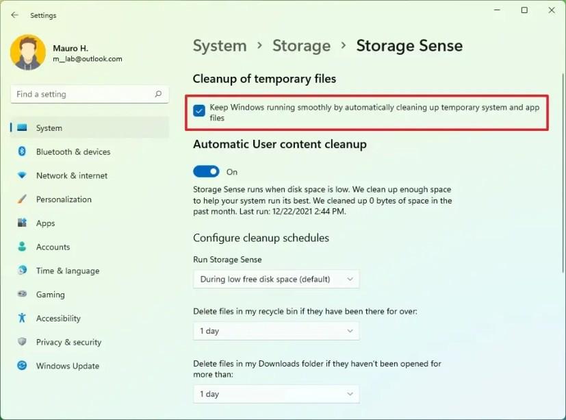 How to delete temporary files on Windows 11