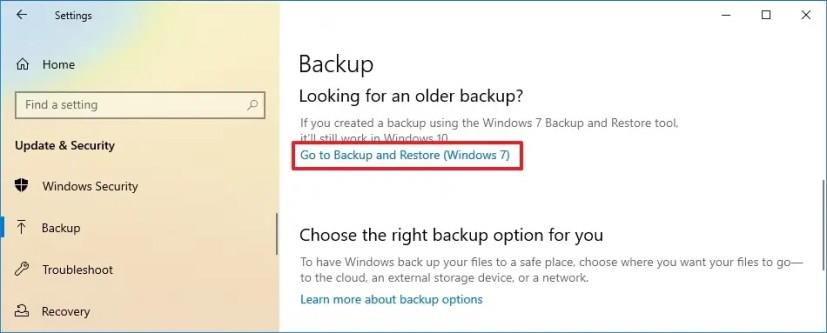 How to create system image backup on Windows 10