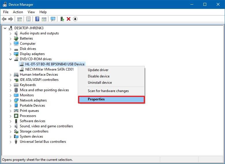 How to change DVD Blu-ray drive region on Windows 10