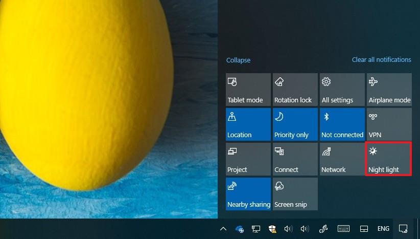 How to enable ‘Night light’ on Windows 10