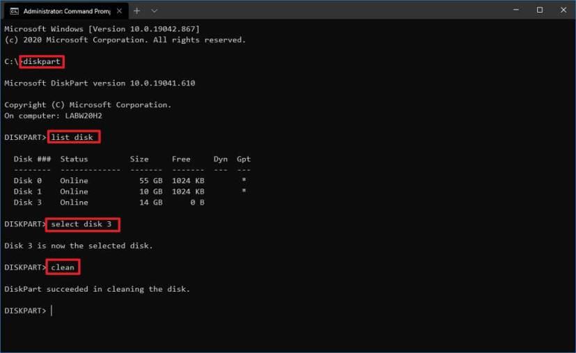 How to create Windows 10 bootable USB with Command Prompt