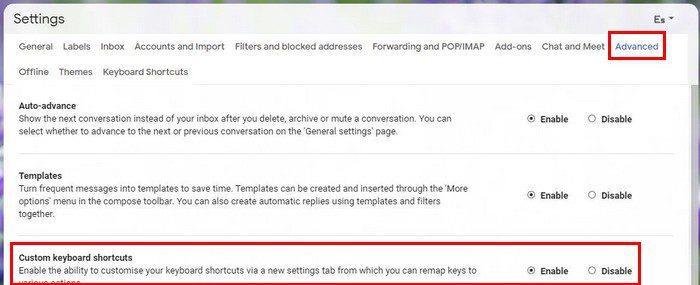 Cum să găsiți și să schimbați comenzile rapide de la tastatură în Gmail