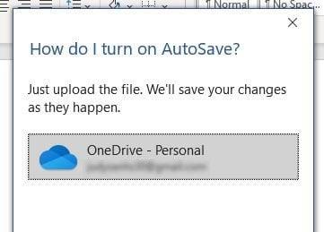 Microsoft Word：OneDriveにアップロードしてファイルを安全に保つ方法