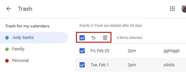 Cum să recuperați evenimentele șterse pe Google Calendar