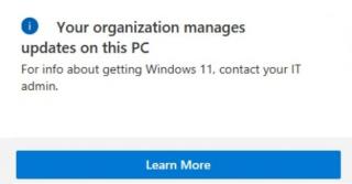 Windows 11: Cum să vă gestionați organizația Gestionează actualizările pe acest computer
