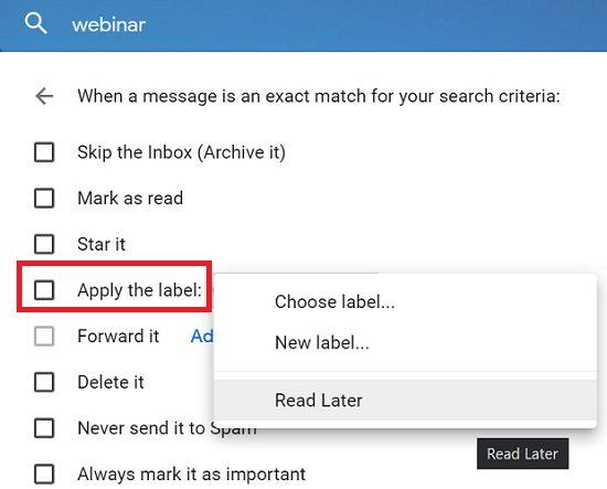 Gmail：メールに自動的にラベルを付ける方法