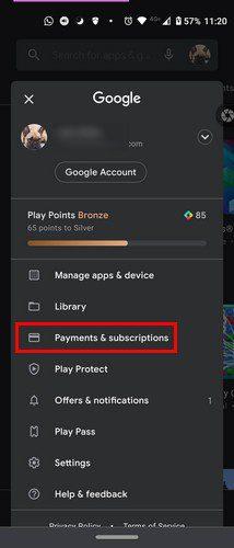 GooglePlayの支払い方法を変更する方法