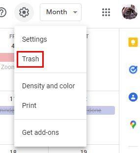Cum să recuperați evenimentele șterse pe Google Calendar