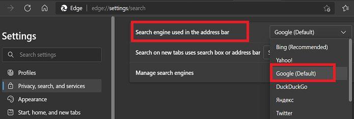 Bing Search verwijderen uit Windows 11