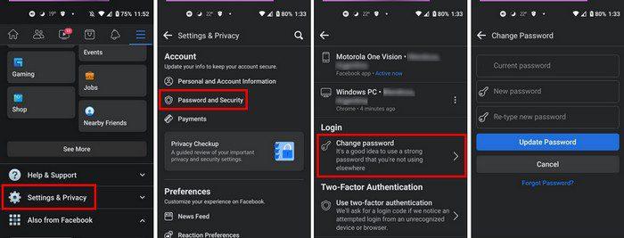 Hoe u uw Facebook-wachtwoord kunt wijzigen