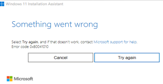 Jak naprawić kod błędu instalacji systemu Windows 0x80041010?