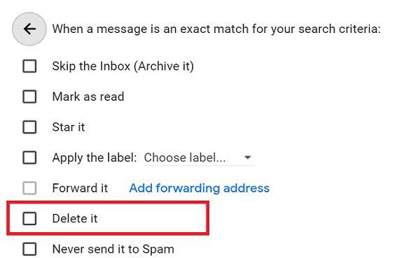 Gmail: Cách tự động xóa email