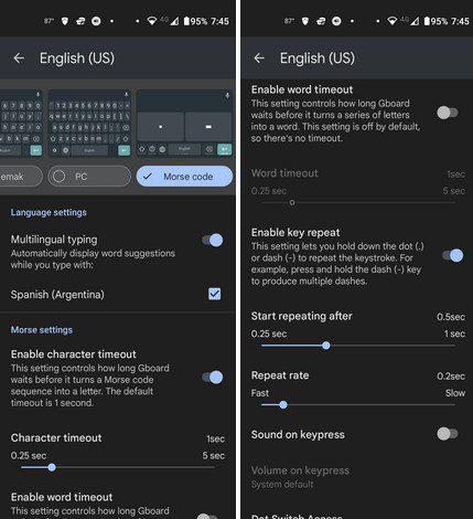 Come abilitare il codice Morse su Gboard – Android 11