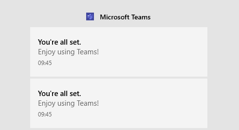 Microsoft Teams: disabilita le notifiche "Sei pronto".