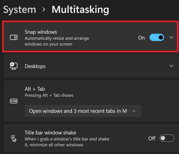 Windows11でアプリとWindowsを配置する方法