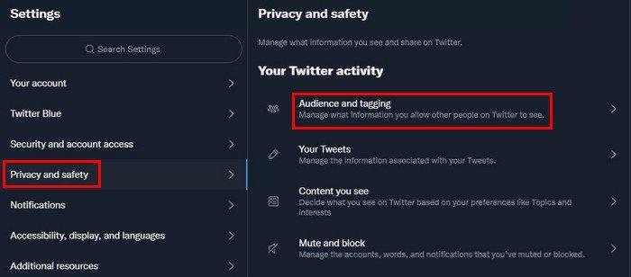 Twitter：アカウントを非公開で安全に保つ方法