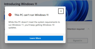 Windows 11: questo PC deve supportare lavvio protetto