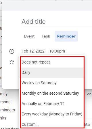 Como criar lembretes e tarefas no Google Agenda