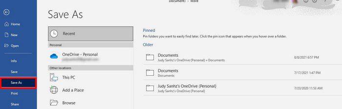 Microsoft Word：如何通過上傳到 OneDrive 來確保文件安全