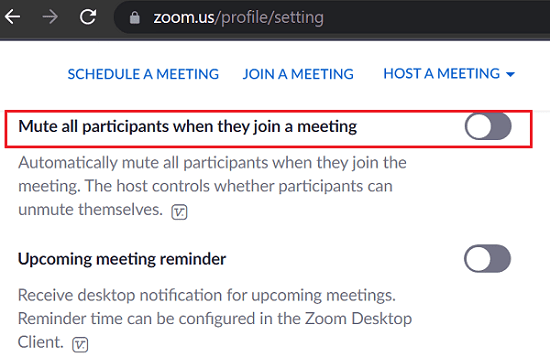 Come disattivare automaticamente i partecipanti in Zoom