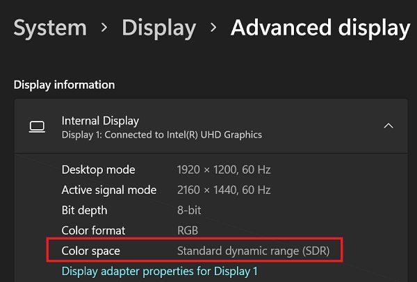 Windows 11: Cum să activați HDR automat