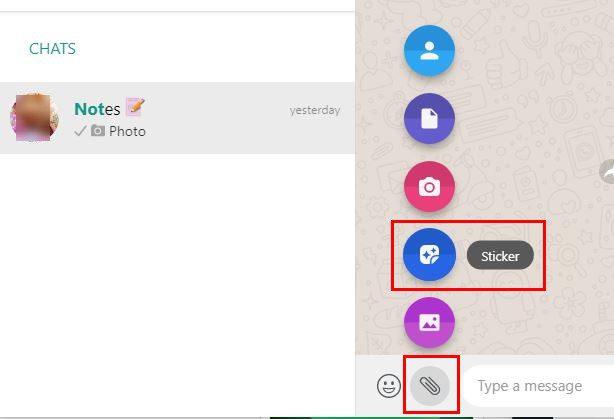 WhatsAppWebで独自のステッカーを作成する方法