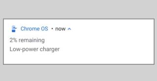 “ที่ชาร์จพลังงานต่ำ” หมายถึงอะไรบน Chromebook