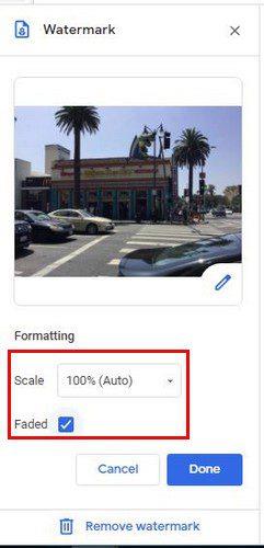 Googleドキュメント：画像の透かしを簡単に追加する方法