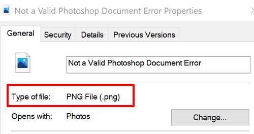 Hoe de fout "Geen geldig Photoshop-document" op te lossen