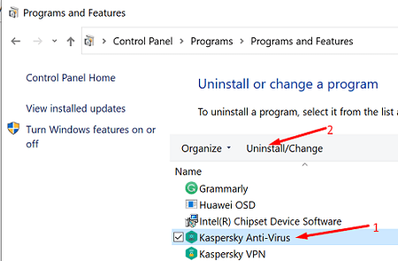 Windowsを更新するには、VirtualBoxをアンインストールする必要があります