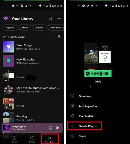 Jak usunąć dowolną listę odtwarzania Spotify?