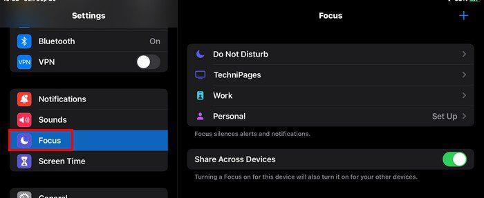 Comment créer un focus sur iPadOS 15 - Le guide complet