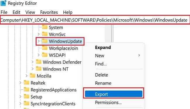 إصلاح: خدمة Windows Update مفقودة من Services.msc
