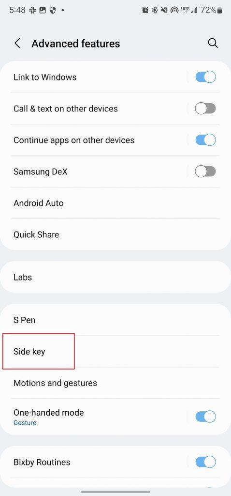 Galaxy S22: Cum să dezactivați Bixby