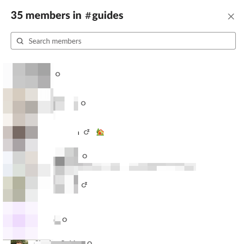 Como ver os membros do canal e seus status no Slack