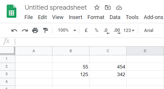 Cara menukar sel di Google Spreadsheet [Dua sel atau lebih]