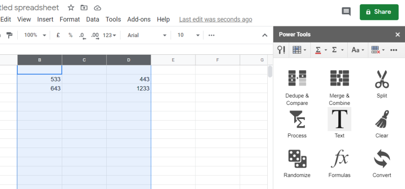 Cara menukar sel di Google Spreadsheet [Dua sel atau lebih]