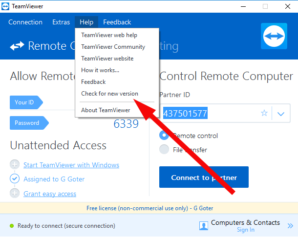 تصحيح: لم يتصل شريك برنامج TeamViewer بخطأ جهاز التوجيه