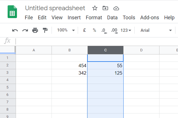 Cara menukar sel di Google Spreadsheet [Dua sel atau lebih]