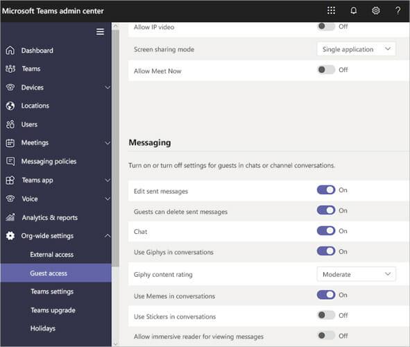 이제 Microsoft Teams 게스트 액세스가 기본적으로 활성화됩니다.