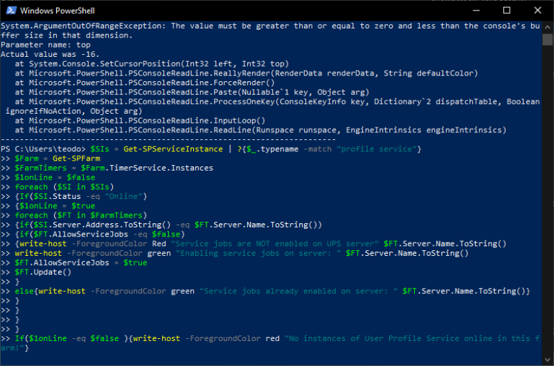 Remediere: Profilul utilizatorului Jobul de import AD nu rulează în SharePoint