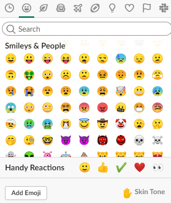 Cum se utilizează reacțiile emoji în Slack