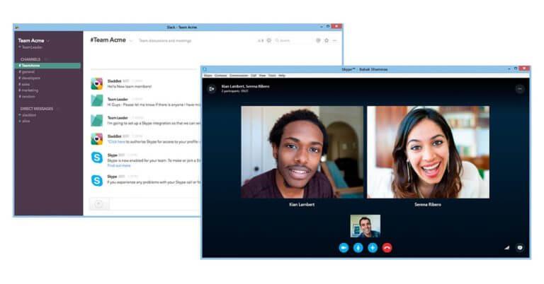 Mengapa Slack dan bukan Skype?  Sebab utama pilihan anda
